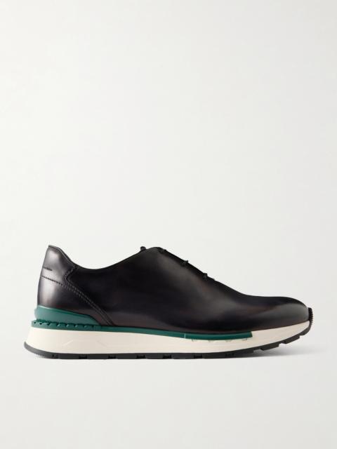 Berluti Fast Track Full-Grain Venezia Softy Leather Sneakers