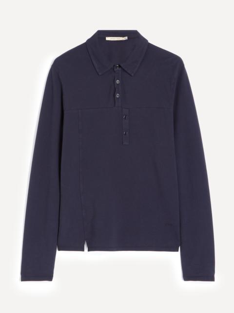 paloma wool Gruar Blue Long-Sleeve Polo
