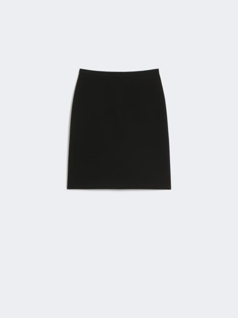 Max Mara Short cady skirt - BLACK