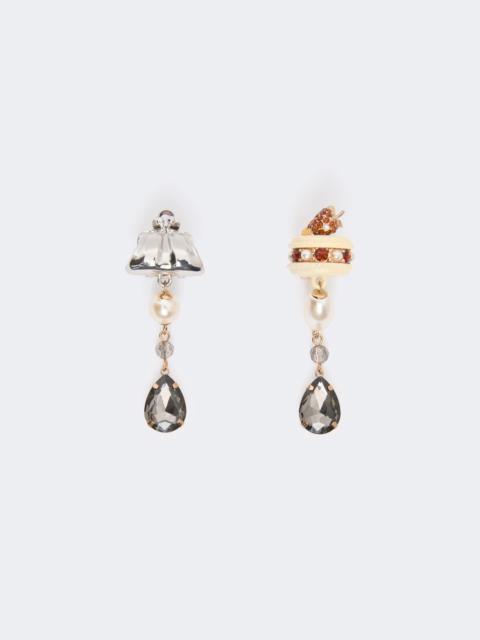 WEEKEND Max Mara OTTANO Drop pendant earrings - SILVER