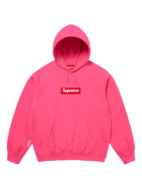 Supreme logo-patch hoodie