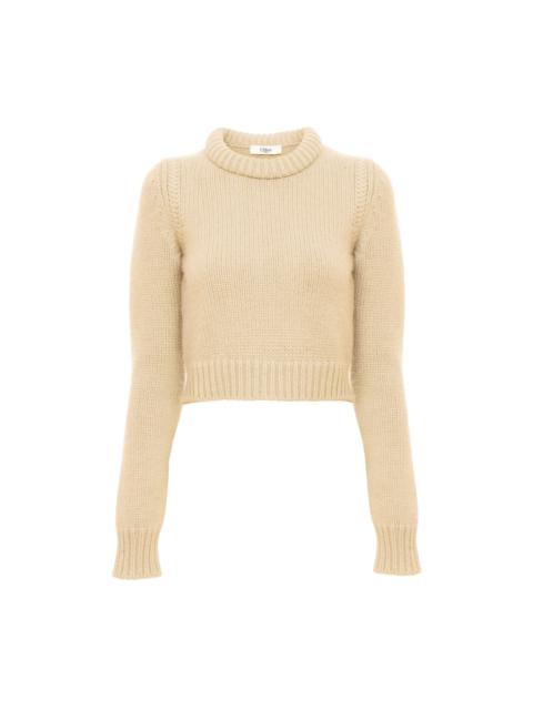 Chloé CROPPED SWEATER IN CASHMERE BLEND