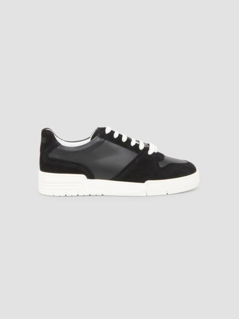 Moschino Men's Leather Low-Top Sneakers - Black