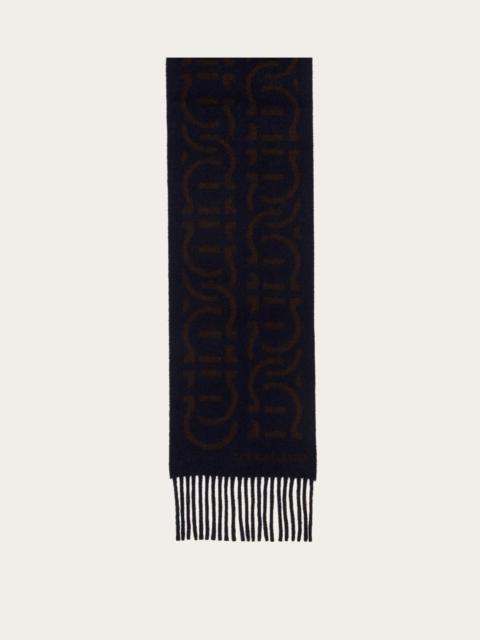 FERRAGAMO Gancini jacquard scarf