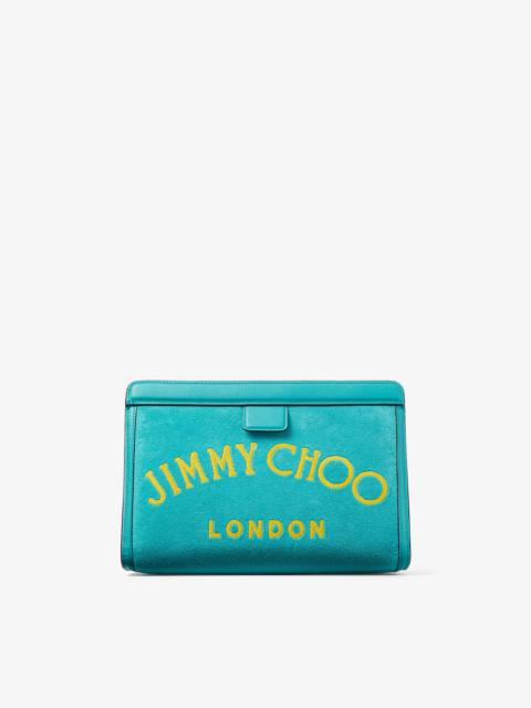 JIMMY CHOO Varenne Pouch
Malibu Towelling Fabric Logo Pouch Bag