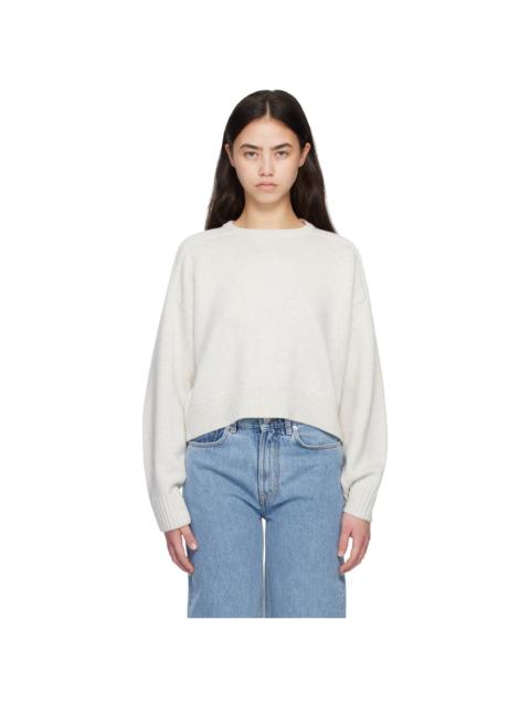 Loulou de Saison Gray BRUZZI LDS Cropped Sweater