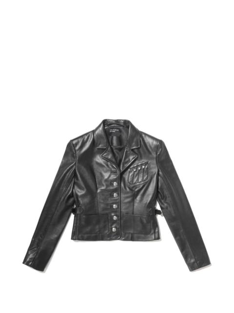 Enfants Riches Déprimés button-fastening leather jacket