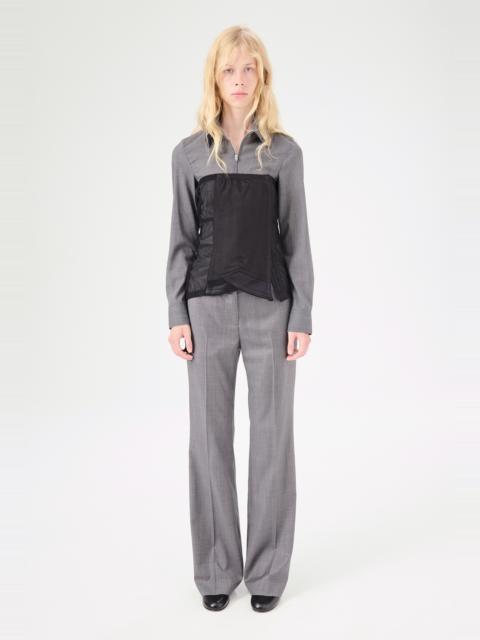 Our Legacy Object Corset Black Refined Oxford