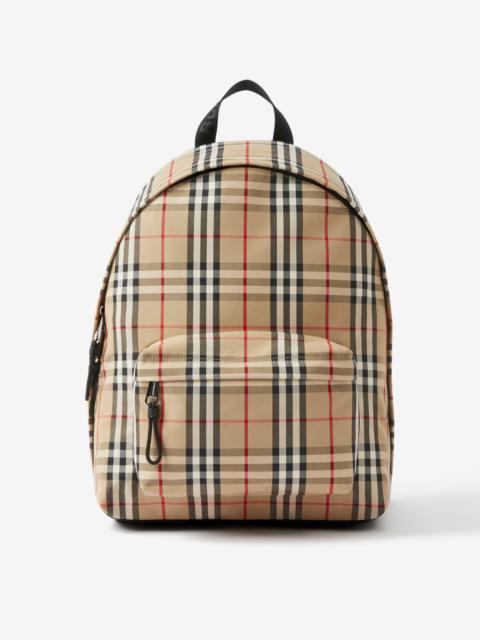 Burberry Vintage Check Nylon Backpack
