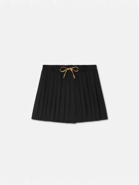 VERSACE Pleated Mini Skirt