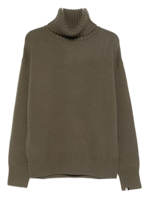 extreme cashmere roll-neck cashmere jumper