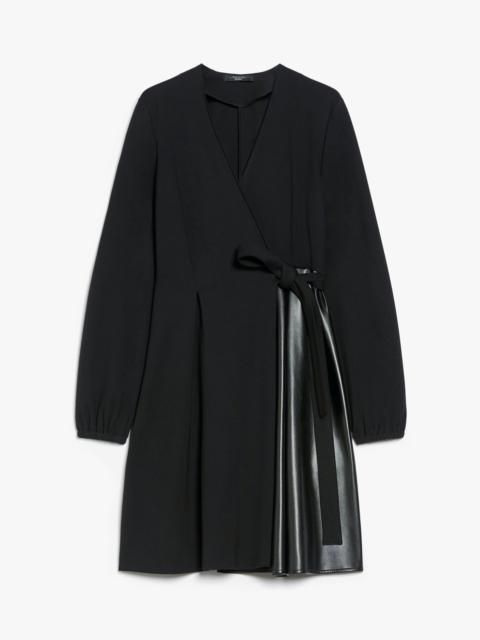 CENNARE Milano-knit short jersey dress