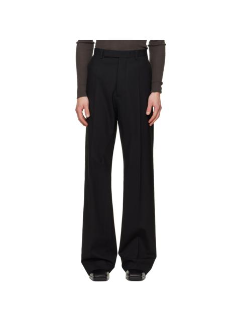 Rick Owens Black Tower Tailored Geth Trousers