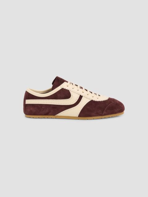 Dries Van Noten Women's Suede & Leather Low-Top Sneakers - Dark Purple