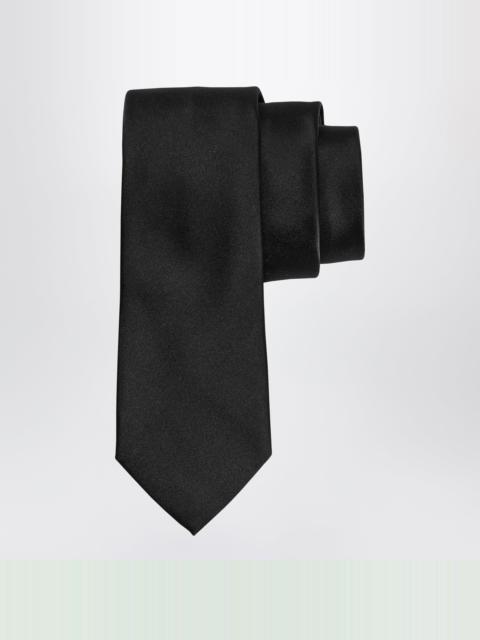 FERRAGAMO Black Silk Tie