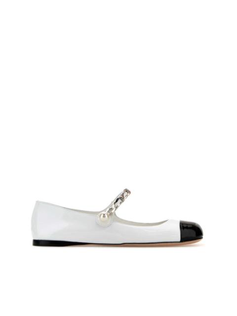 Miu Miu patent leather ballerinas