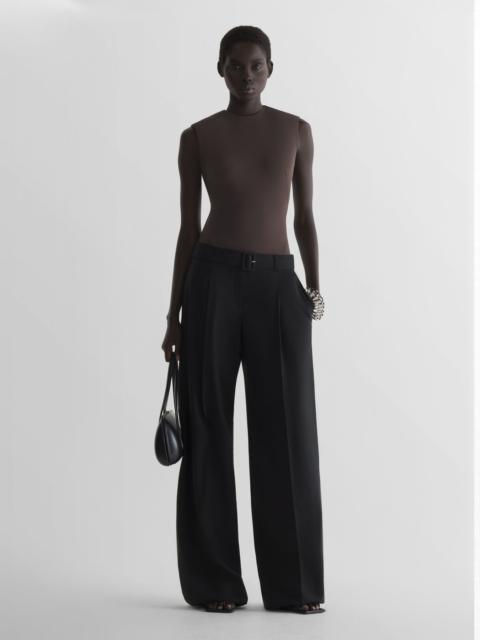 MUGLER Wide belted trousers