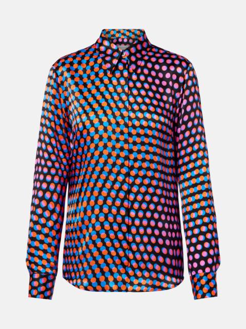 Dries Van Noten Polka-dot silk shirt