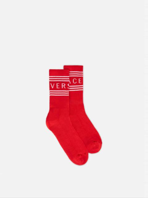 VERSACE Vintage logo socks
