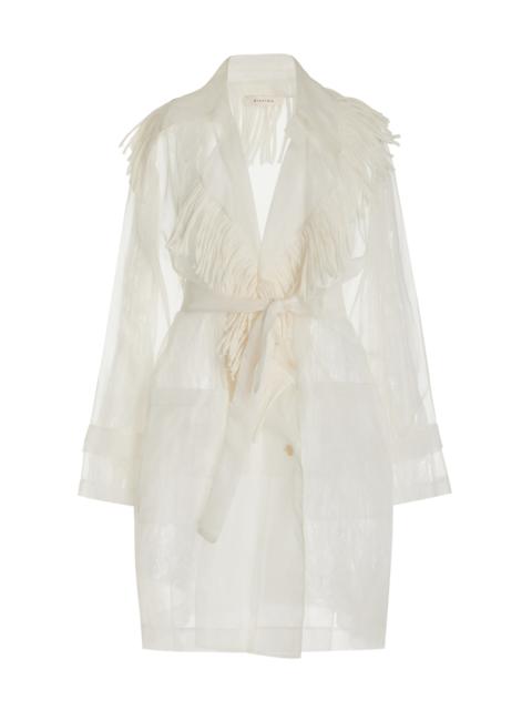 diotima Commission Silk Coat white