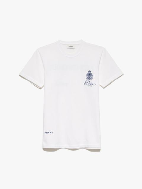 Ritz Women's Logo Tee in Blanc