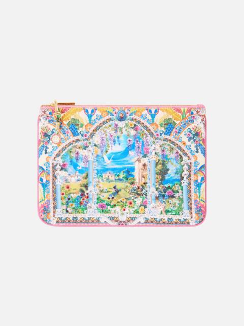 CAMILLA SMALL CANVAS CLUTCH