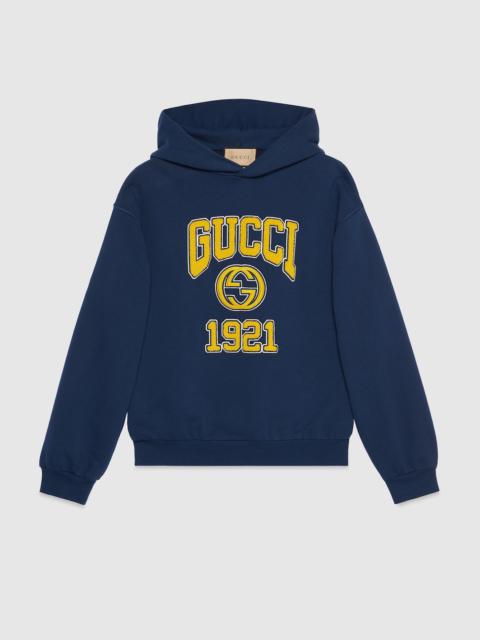 GUCCI Cotton jersey hooded sweatshirt