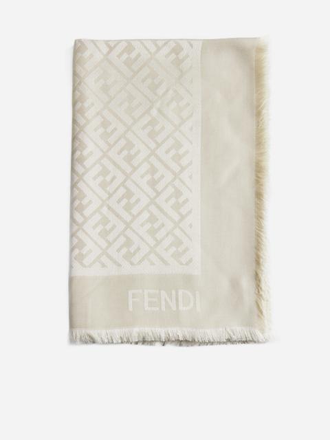 FENDI FF silk and wool shawl