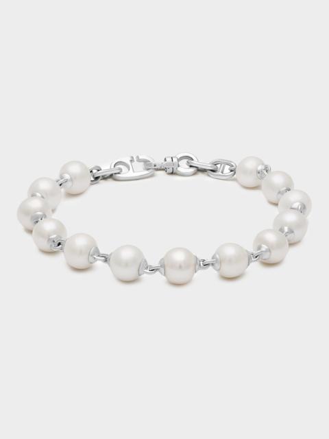 MAOR Maor Sterling Silver Consi Bracelet with White Pearls
