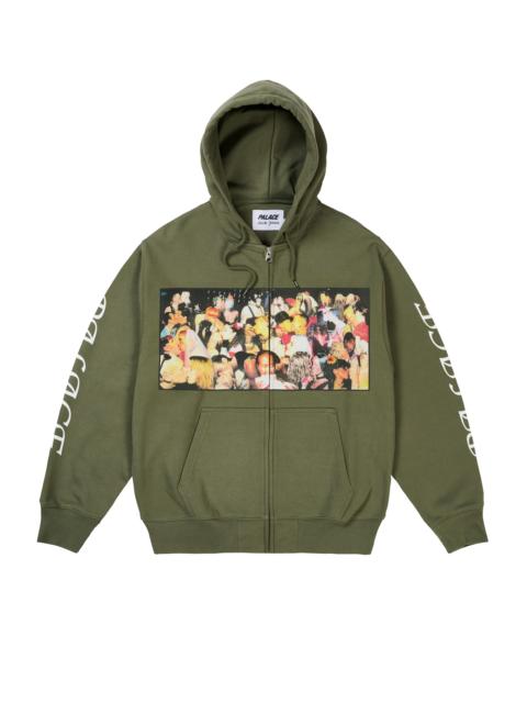 PALACE DICK JEWELL ZIP HOOD THE DEEP GREEN