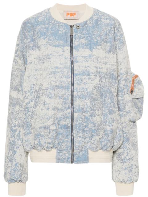 PDF dust-effect denim jacket