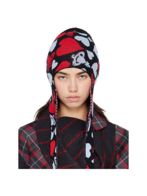 Vivienne Westwood Multicolor Ear Flap Beanie
