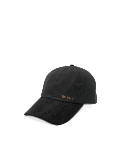 Barbour corduroy-brim cap