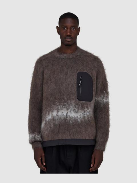 and Wander Jacquard shaggy knit sweater