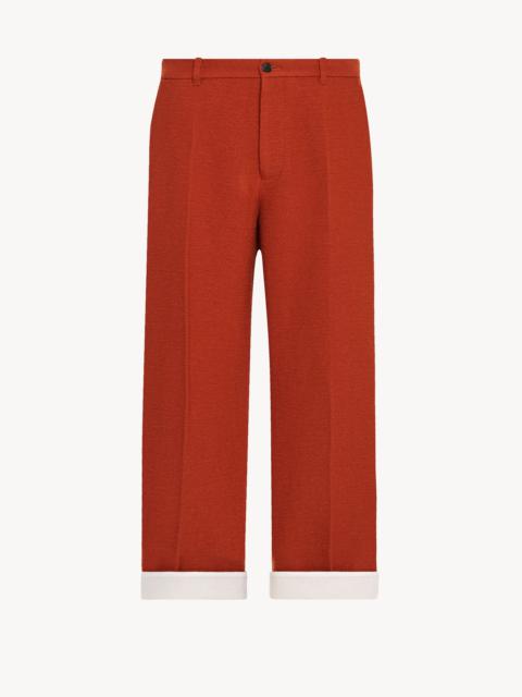 The Row Gustavo Pant in Virgin Wool and Linen