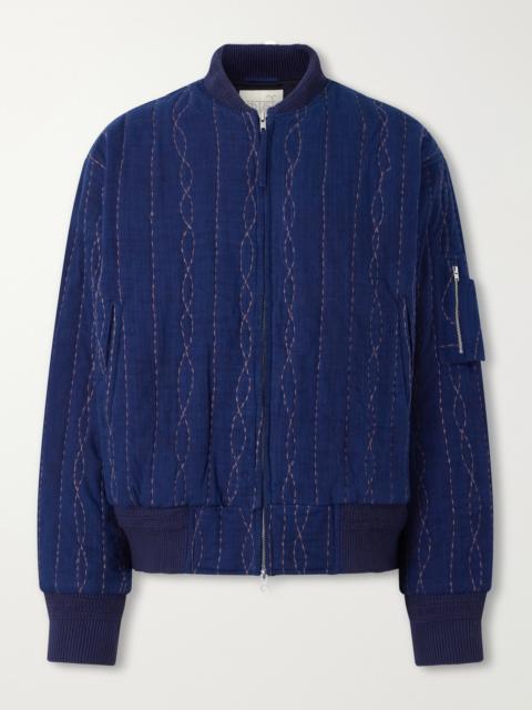 KARDO Max Embroidered Cotton Bomber Jacket