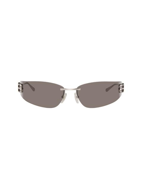 BALENCIAGA Gunmetal Gossip D-Frame Sunglasses