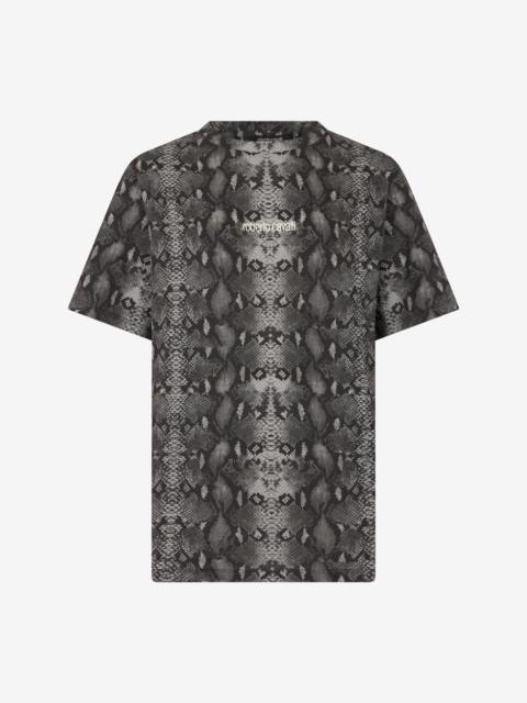 Roberto Cavalli Python Print T-Shirt