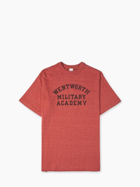 Warehouse & Co. WAREHOUSE & CO. LOT 4601 MILITARY ACADEMY T-SHIRT SALMON