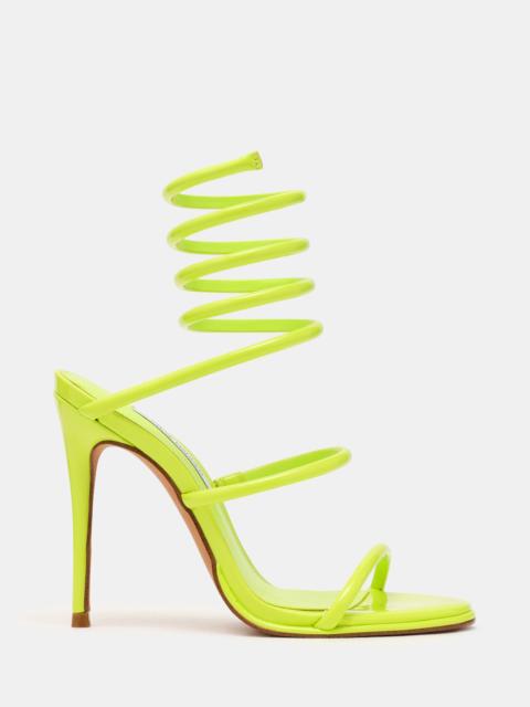 STEVE MADDEN EXOTICA LIME PATENT