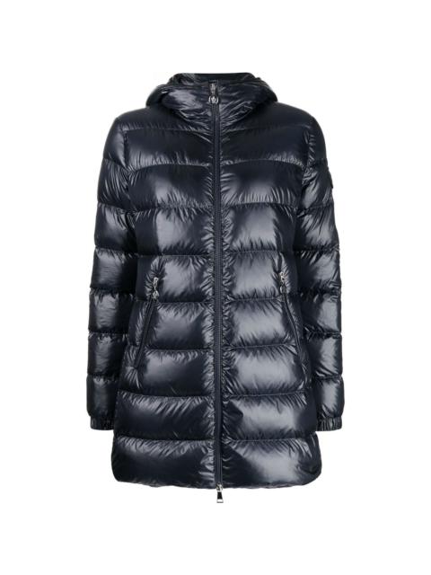 Glements hooded quilted coat