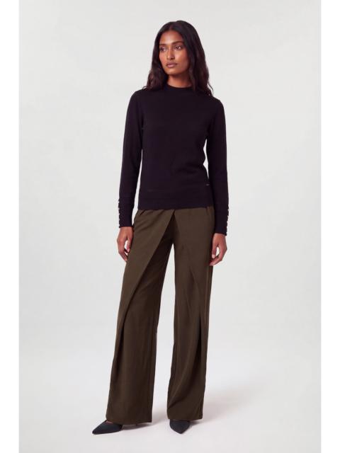 KAREN MILLEN Forever Viscose Blend Knitted High Neck Jumper