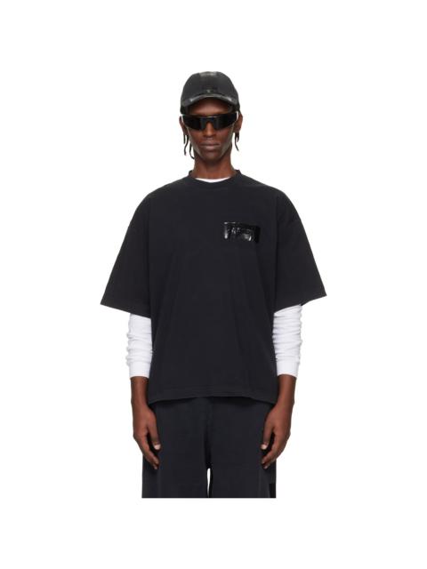Black Taped Logo T-shirt