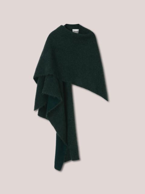 Nanushka RENZE - Brushed wool wrap - Bottle green