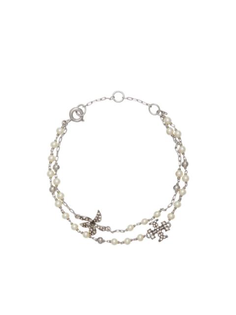 TORY BURCH Moondance multi strand pearl bracelet