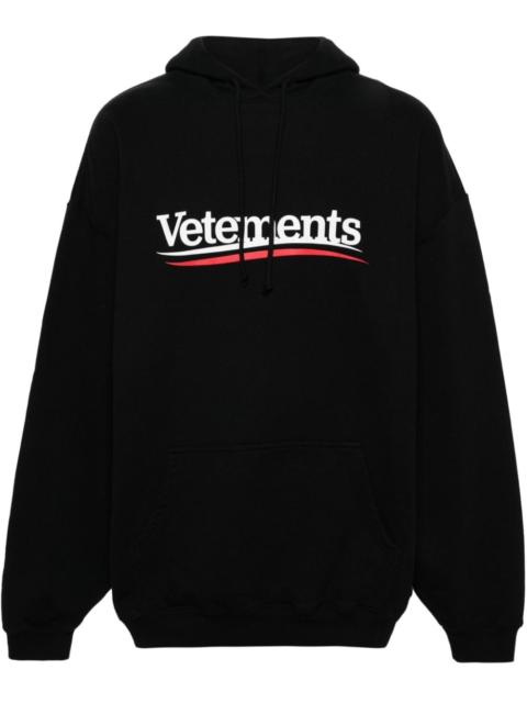 VETEMENTS logo-print hoodie