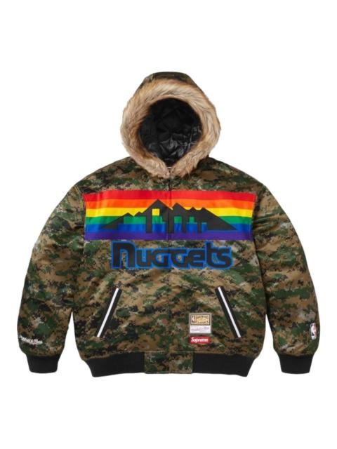 Supreme Supreme x Mitchell & Ness SS26 Teams Hooded Satin Varsity Jacket 'Digi Camo' SUP-SS26-285-CMO