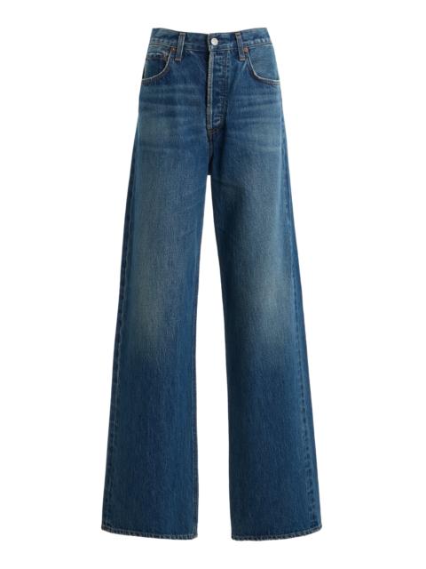 AGOLDE Ren Rigid Mid-Rise Wide-Leg Jeans