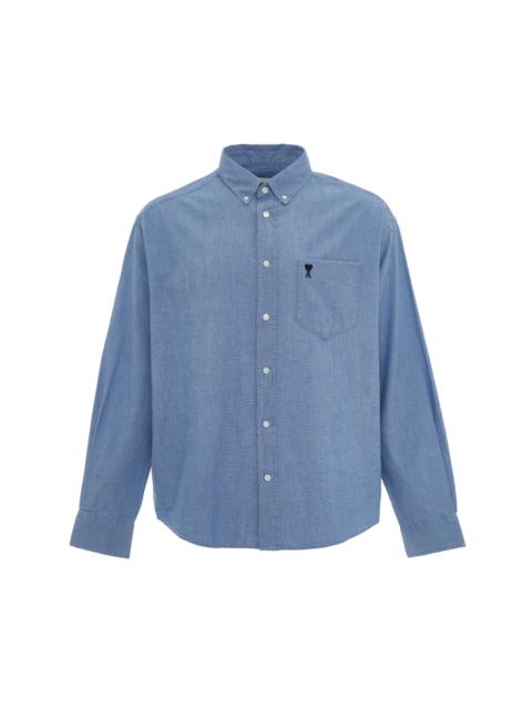 AMI Paris Embroidered ADC Long Sleeve Shirt