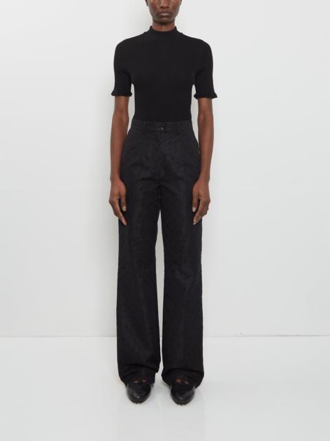 CECILIE BAHNSEN Sonja Floral Jacquard Trousers